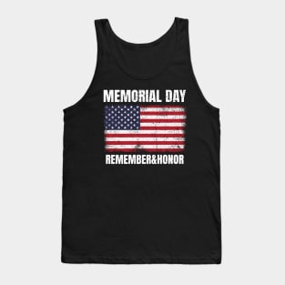 Memorial Day Remember&Honor Tank Top